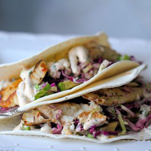 Baja Fish Tacos with Red Onion Relish