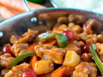 Sweet and Sour Chicken Dinner A'Fare Meal Kit