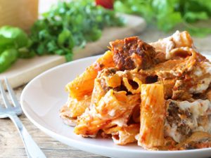 Baked Ziti with Homemade Meatballs Meal Kit Dinner A'Fare