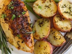 Herbed Lemon and Lager Chicken with Potatoes