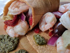 Italian Shrimp Wraps Dinner A'Fare Meal Kit