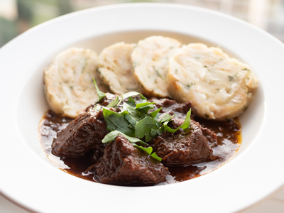 French Beef with Herbed Dumplings